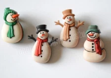 Old Fashion Snowmen Buttons / Buttons Galore Holiday Collection / Country Look
