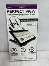 Perfect View Adjustable Laptop Table Stand Achieve Optimal Angle NEW IN BOX