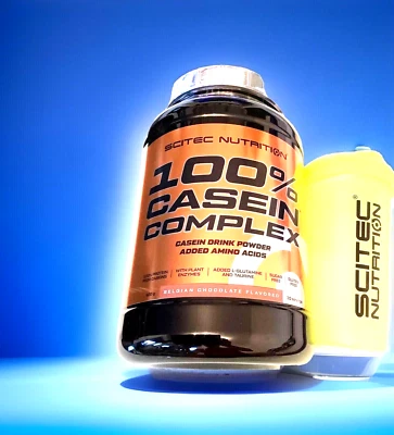 (32,55€/kg)Scitec Nutrition 100% Casein Complex 920g Protein+Shaker