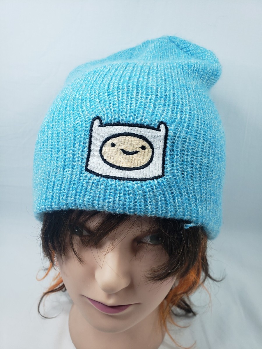 Adventure Time With Finn And Jake Light Blue Beanie, Finn