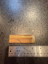 Vintage Stanley No. 32 Boxwood Brass Folding ...