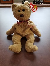 Ty Beanie Babies Curly The Bear - RARE WITH ERRORS, STAMP 101 IN TAG, MINT, WOW!