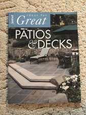 Ideas for Great Patios and Decks - 0376014083, paperback, Sunset Books, new