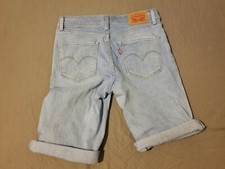 Womens Levis Denim Shorts 27 Jean