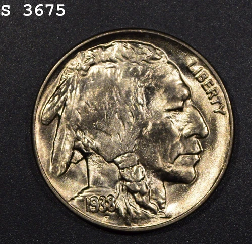 1938-D Buffalo Nickel "GEM BU" *Free S/H After 1st Item*