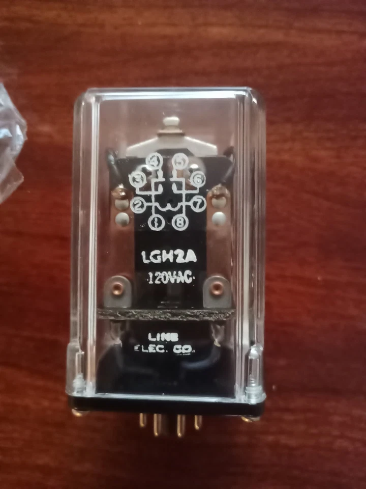 Line electric LGH2A 120V 8 pin  NOS - Image 2 of 4