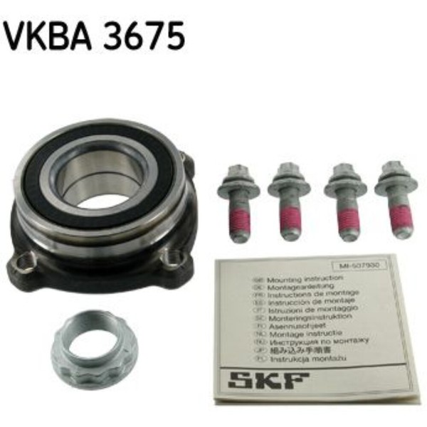 1X SKF Radlager Satz Radlagersatz Hinten Passend FüR BMW 5Er Touring E61-image