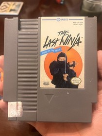 The Last Ninja, NES, Tested, cart and manual