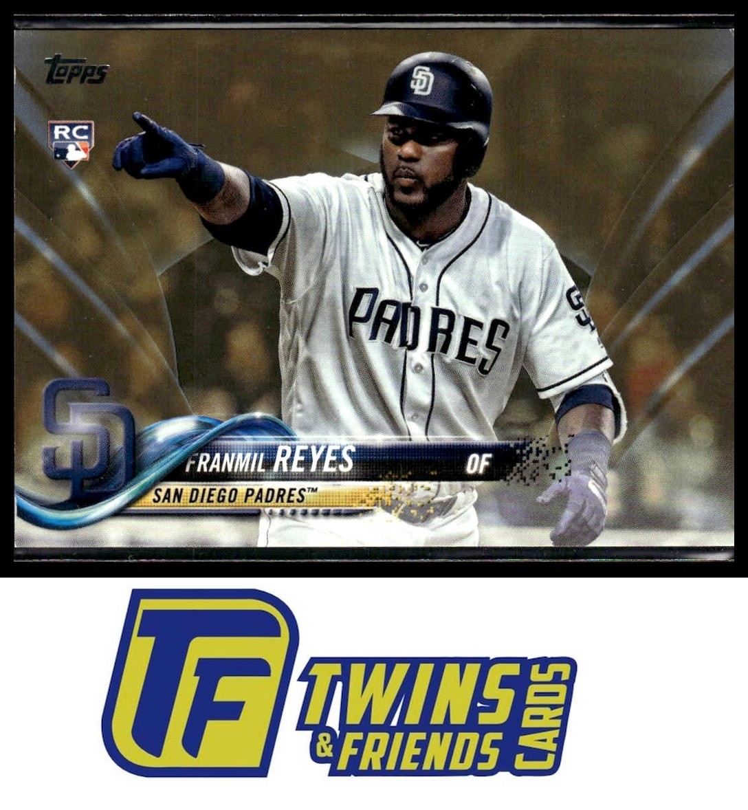 2018 Topps Update #US242 Franmil Reyes Gold #/2018