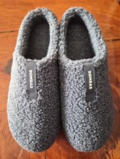 Bombas Men's Sunday Slipper Sherpa Slip On Memory Foam Rubber Sole SZ 8