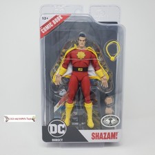 McFarlane Toys DC Page Punchers SHAZAM Comic Book Platinum Edition Action Figure