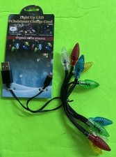 FUN LIGHT UP CHRISTMAS CHARGE CORD FOR IPHONE NEW WHIMSICAL