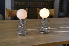 Paire de lampes design modèle Spring par Ingo Maurer XXème