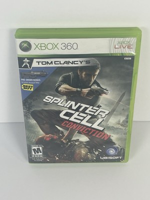 Tom Clancy's Splinter Cell Conviction Microsoft Xbox 360 With Instruction Manual