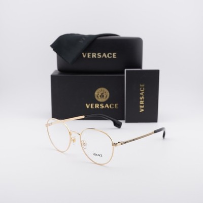 NEW VERSACE VE1279 1002 Gold 53mm Eyeglasses