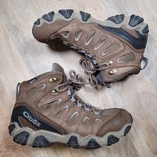 Oboz Women's Size 9.5 Sawtooth Mid BDry Hiking Boots Brown Black