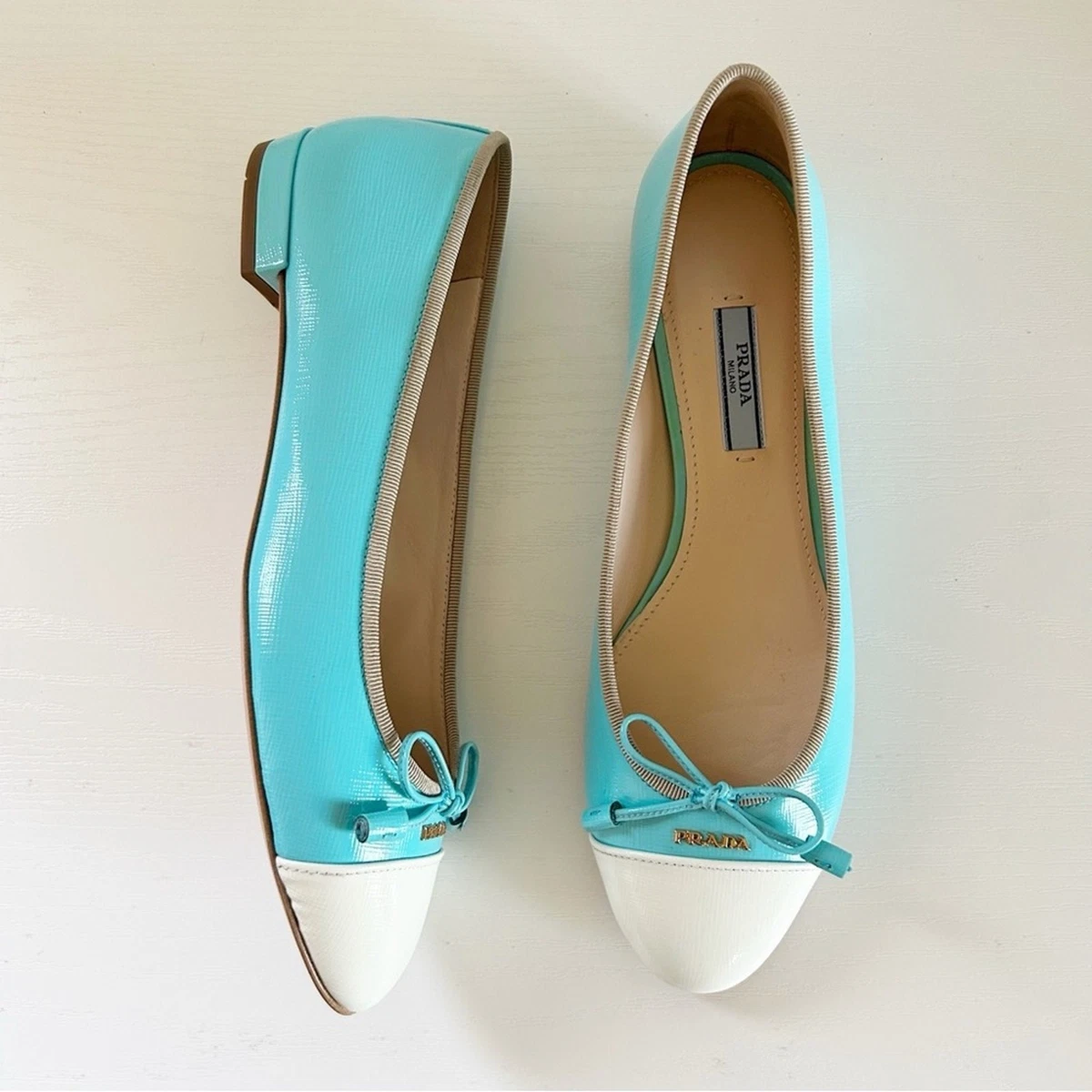 PRADA Ballet Patent Leather Flats for Women for sale - eBay