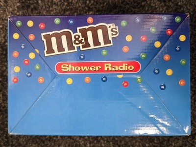 M&M Scuba Shower AM/FM Radio Yellow Peanut / New in Box Exclusive