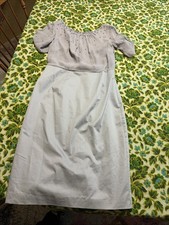 Womens Size 4 Gray Jeweled Dress By Biden