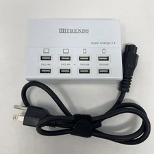 HITRENDS 8 Port Charging Station, Multi Port USB Tested All Ports Working