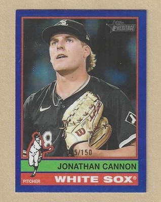 2025 TOPPS HERITAGE BLUE CHROME REFRACTOR PARALLEL /150 - PICK ANY YOU WANT