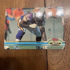 1991 Topps Stadium Club - Randall McDaniel #172 error card name crossed out