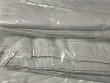 5 Large Round White Tablecloths Diameter 122/123” for weddings, parties, events