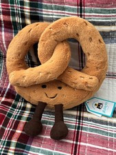 JELLYCAT Amuseables 8" PRETZEL 🥨 Plush Toy - BNWT Authentic