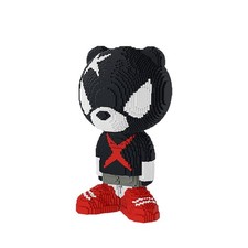 YaoYaoPlay Big Black Bear Building Blocks   1...