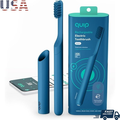 #ad #ad Smart Electric Toothbrush Timer App Tracking Sonic Rechargeable Brush Heads New $50.38