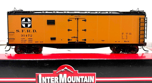HO INTERMOUNTAIN 46117-07 REFRIGERADOR COCHE SANTA FE SFRD # 31472 SIN ESLOGAN | Zustand: New