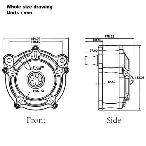 For Harley Dyna Wide Glide Fat Bob Heritage Softail TOURING AIR BREATHER FILTER - Picture 6 of 9