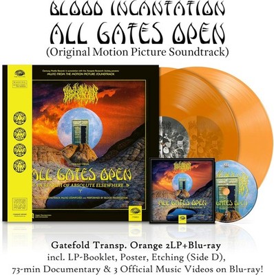 Blood Incantation 'All Gates Open' 2x12'' Orange Vinyl / Blu-Ray - NEW