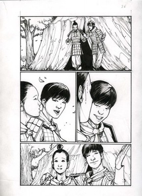 Mulan One Shot page 26  Published art by ALEX SANCHEZ Disney