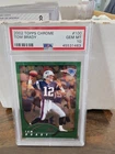 Tom Brady Topps Chrome 2002 PSA Graded 10