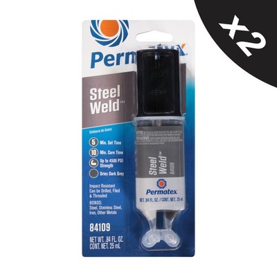 PERMATEX Multi Metall Epoxidspritze Chemie Epoxid Metall Reparaturspritze 2x50ml