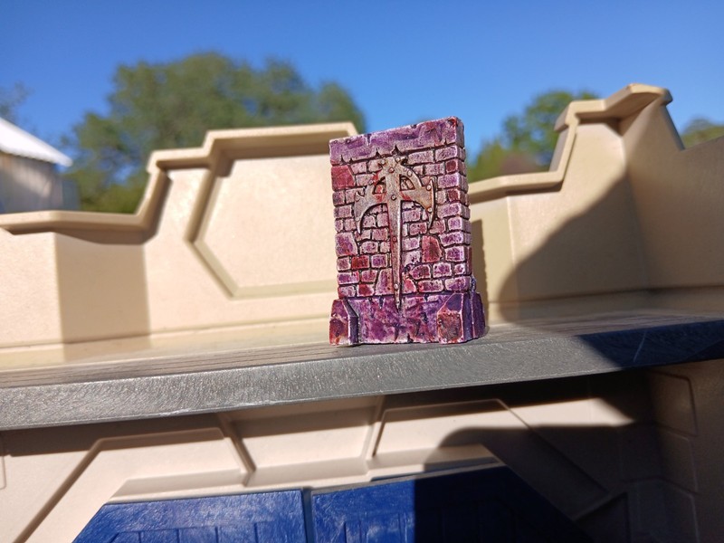 Pro painted Warzone Cathedral dark citadel wall piece