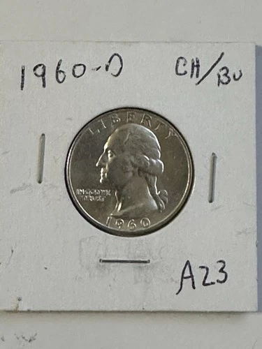 1960-D Washington Quarter 90% Silver BU