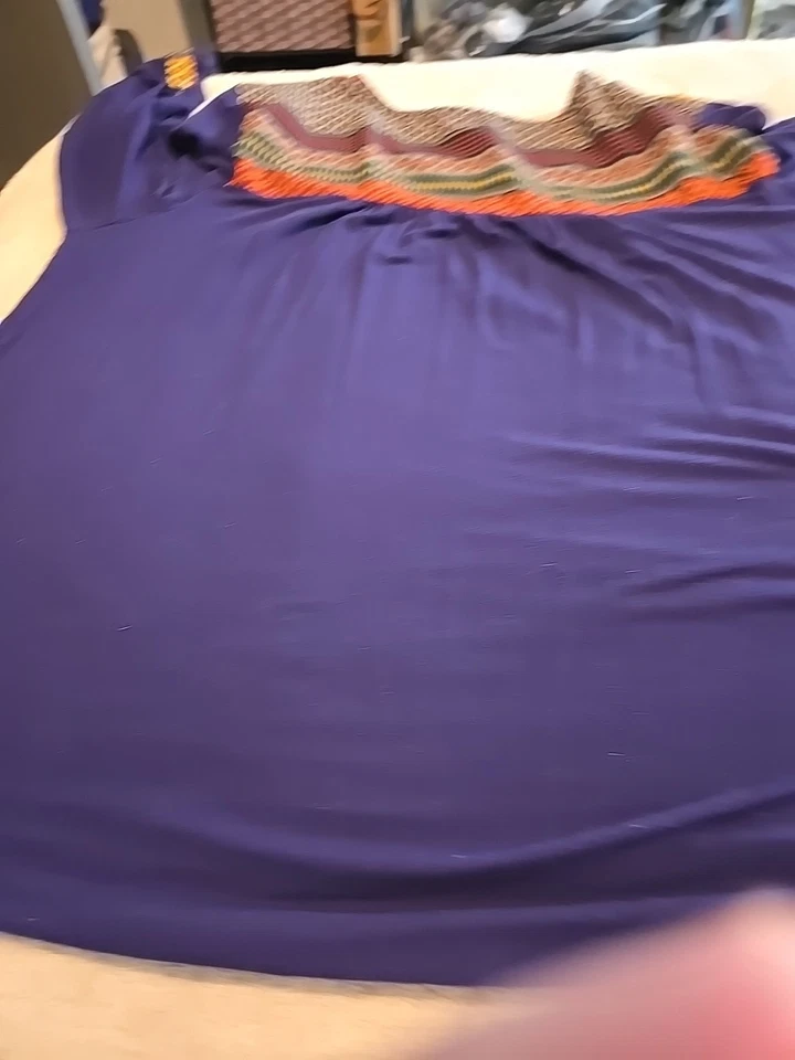 Blusa Ezar Poliéster Talla 3XL Media Manga Cuello en V Foto 4 de 4