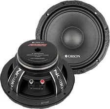 ORION HCCA854NDC 8” HCCA NEODYMIUM PRO MIDRANGE DUST CAP SPEAKERS 4-OHM (PAIR)