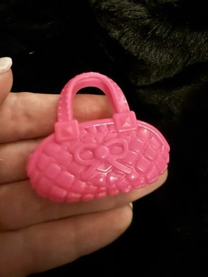 Barbie My Scene Ersatz rosa Schleife Tasche Handtasche Zubehör
