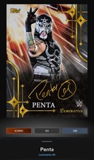 Penta - Spark Of Light Signature Iconic - Topps Slam WWE Luminaries 26