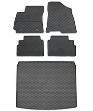 Gummi Fußmatten Kofferraumwanne für Hyundai Kona 2023- Set Gummimatten Auslage