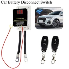 12V Car Battery Disconnect Switch with LED Display for Ford Chevrolet GMC Dodge
