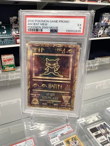 2000 POKEMON GAME PROMO ANCIENT MEW POKEMON 2000 MOVIE PSA 5