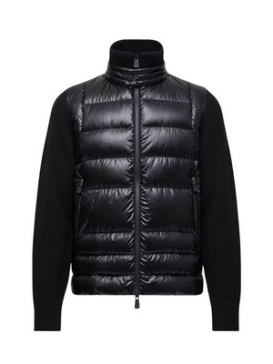 Men's Moncler Padded Wool Zip Up Cardigan Tricot, Down Jacket, Size / L, NWT...