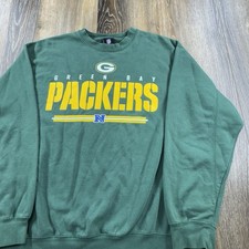 Vintage Green Bay Packers Sweatshirt Mens XL NFL Football Team Y2K Sweater K8