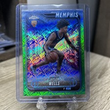 2024 Topps Chrome Jaylen Wells Rookie Logofractor #185