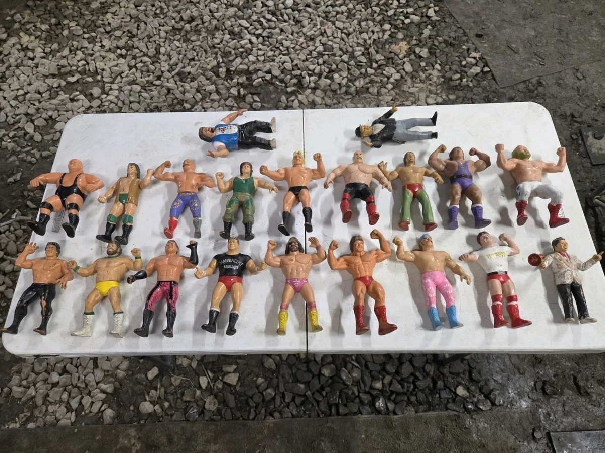 WWF フィギュア 8体セット ジャンク扱い 1998 WWF Jakks Pacific 2 Tuff Series 1 D.O.A.: Chainz & 8-Ball