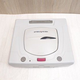 Sega Saturn console white bundle with 6 Games & 2 controllers Japanese System